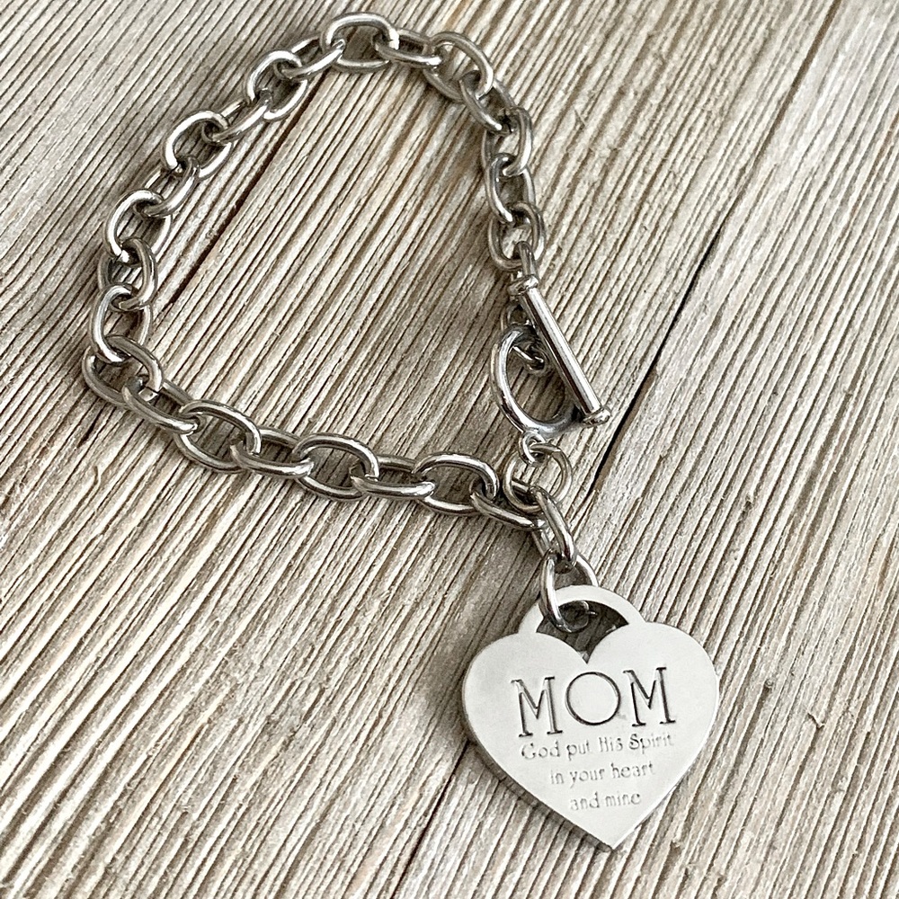 🌟MOM HEART SS CHARM BRACELET🌟